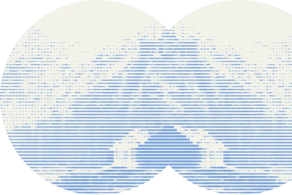 Two blue circles